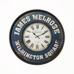 นาฬิกาติดผนังตกแต่งบ้าน รุ่น JAMES MELROSE